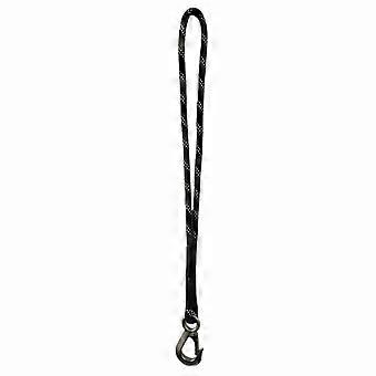 50/100/150cm Swing Hanging Rope Wear-resistant Large Load-bearing Heavy Duty Polyester Sling with Stainless Steel Hook