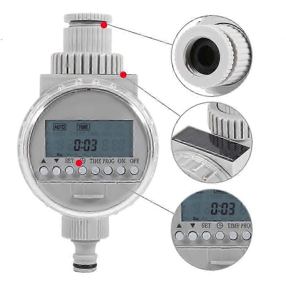 Pressureless Ball Valve Watering Timer Irrigation Controller with Rain Sensor Compatibility