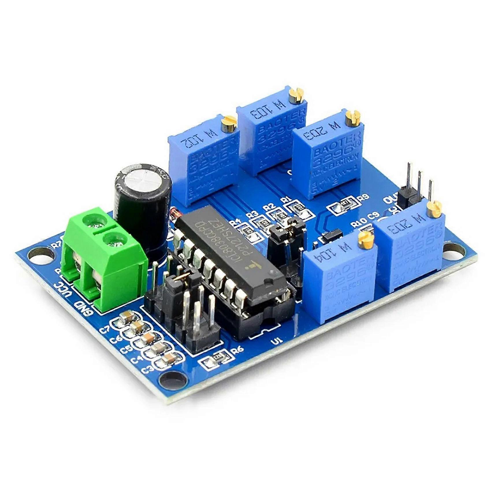 2X ICL8038 Signal Generator Medium/Low Signal Frequency 10Hz-450KHz Triangular/Rectangular/Sine Wave Generator Module