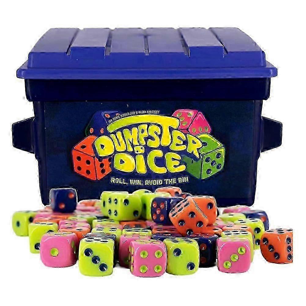 Compact Dumpster Dice Game for Family Fun