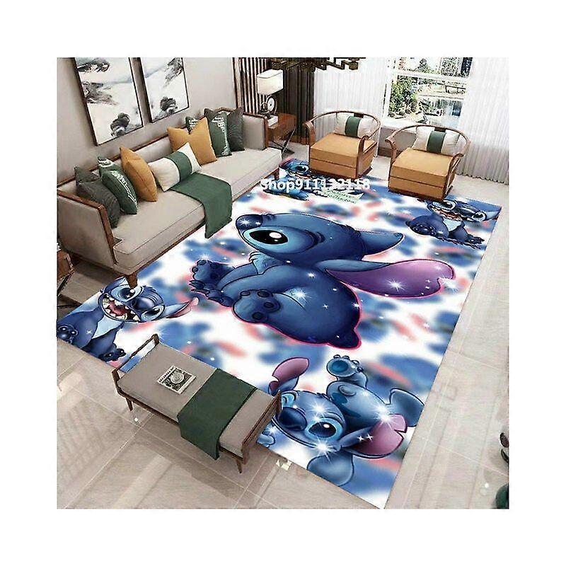 Stitch-Inspired Non-Slip Versatile PVC Mat