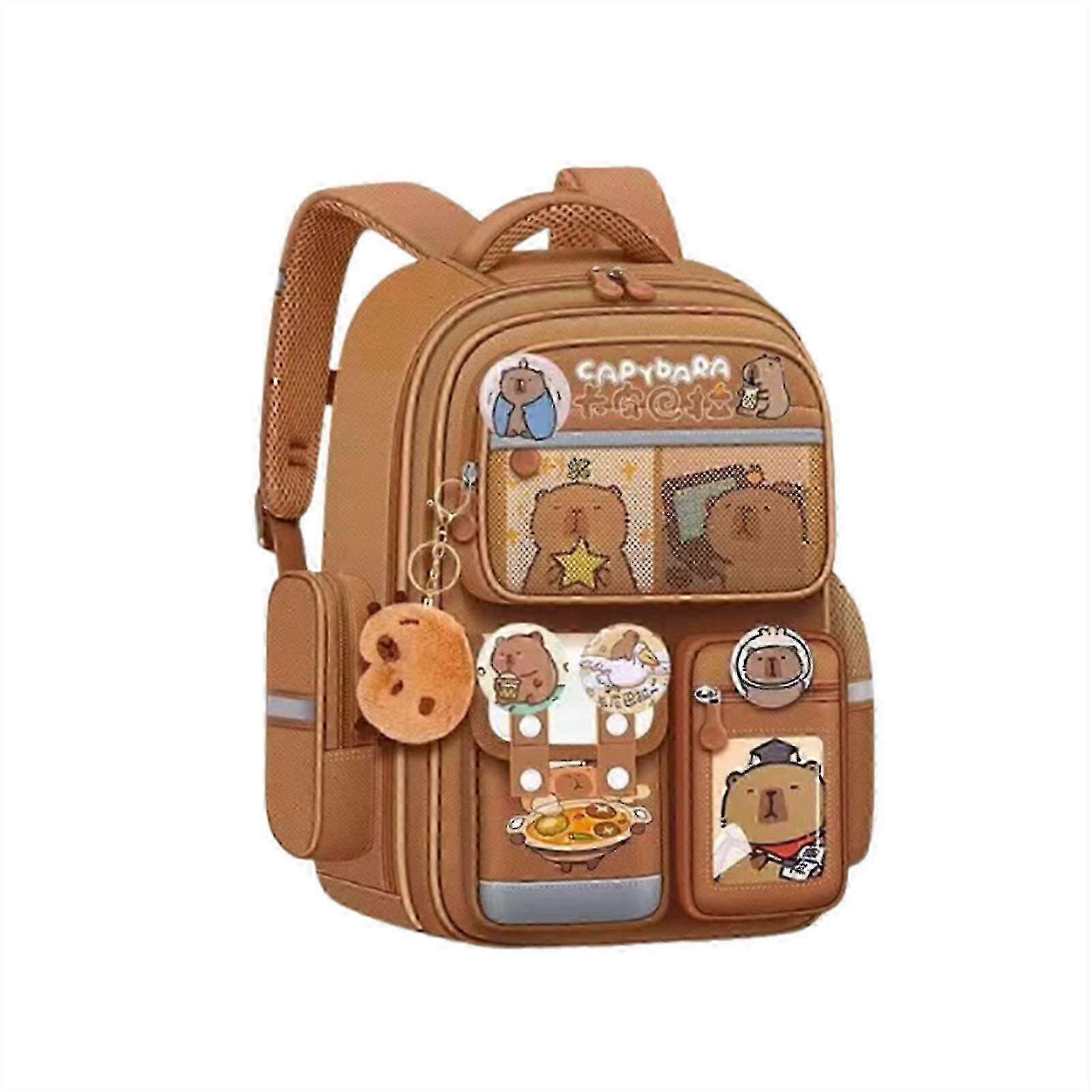 Lightweight Capybara Oxford School Backpack