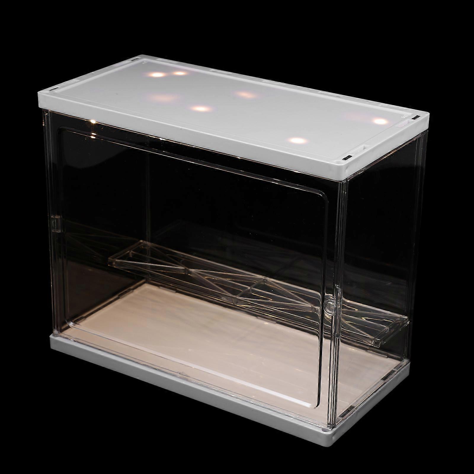 Transparent Acrylic Figure Displaying Box for Storage Use 1Set Display Case