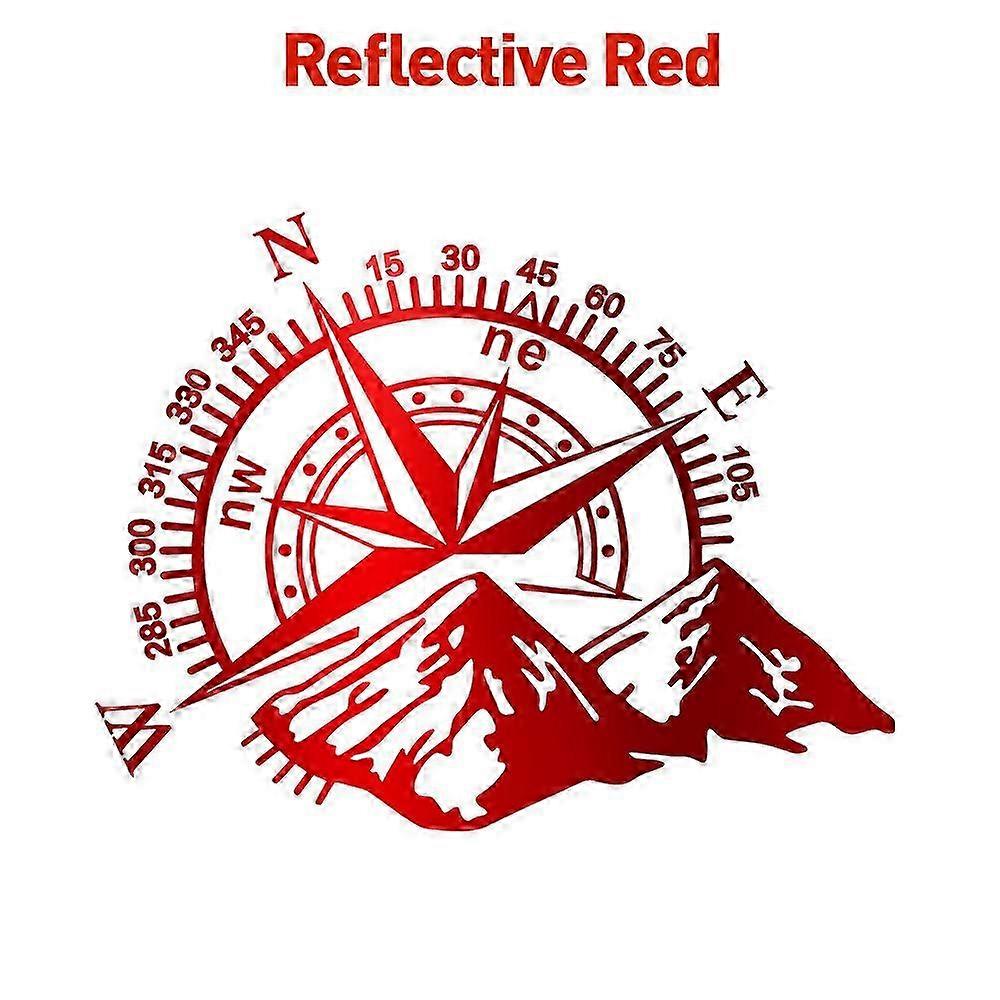 Matte Vinyl Compass Window Decal