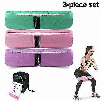 Resistance Exercise Bands Compatible with Booty Bands, Includes Instruction Guide & Bag