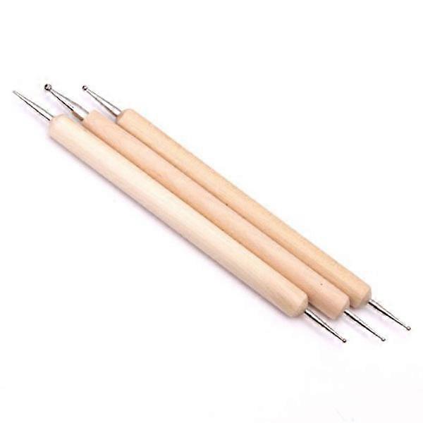 Ball Styluses Embossing Pattern Clay Sculpting Tool Set for 6Pcs Usage