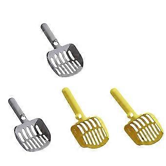 Pá para Areia de Gato, Material PP, 8 Peças, Cabo Resistente, Tamanho Compacto, Acessório Doméstico para Limpeza de Areia de Gato