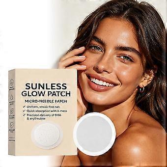 7/14/21PCS Self-Tanning Micro Needle Skin Patches DHA Infused Uniform Color Sticker For Daily Body Care-jry