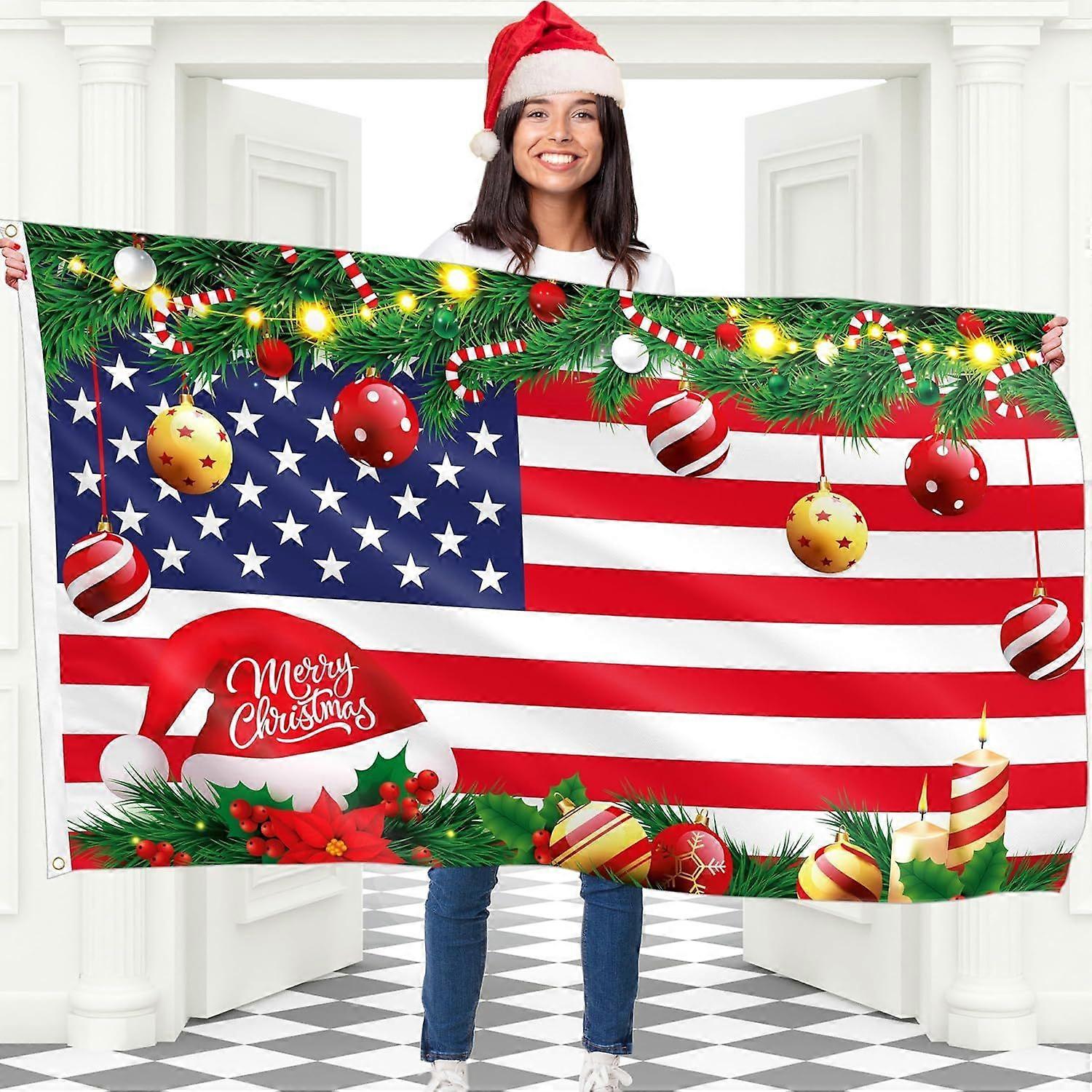 Christmas Flag IW0687