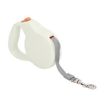 Retractable Dog Leash Multipurpose Automatic Adjustable Pet Traction Rope for Outdoor Walking Camping Travel 9.8ft White
