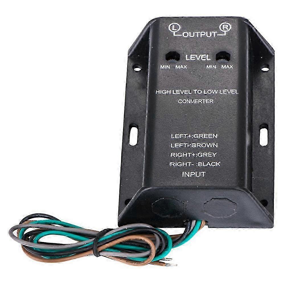 2-Channel Adjustable High-Low Audio Converter
