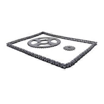 T8F Front Rear Sprocket Chain Kit 35mm 54T Sprocket 15T 10mm H Hole Sprocket 120 Links Chain for Motorcycle