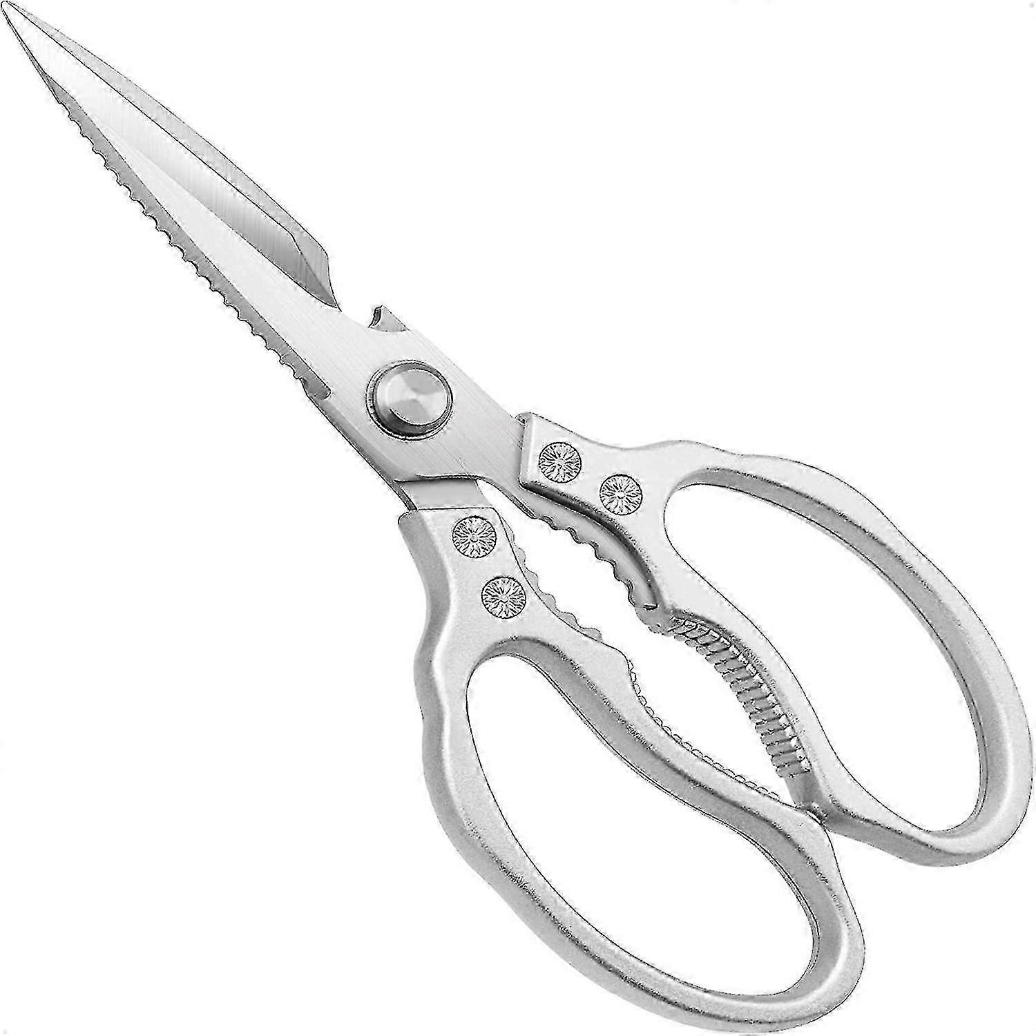 Multi-Purpose Kitchen Shears Duty Dishwasher Safe Food Stainless Scissorssilver