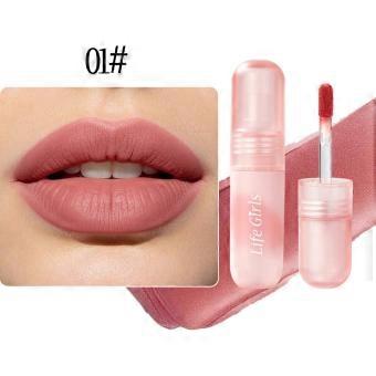 Life Girls Velvet Mist Lip Gloss Matte Soft Focus Finish Longwear Transfer Resistant High Saturation Color Compact Portable Size