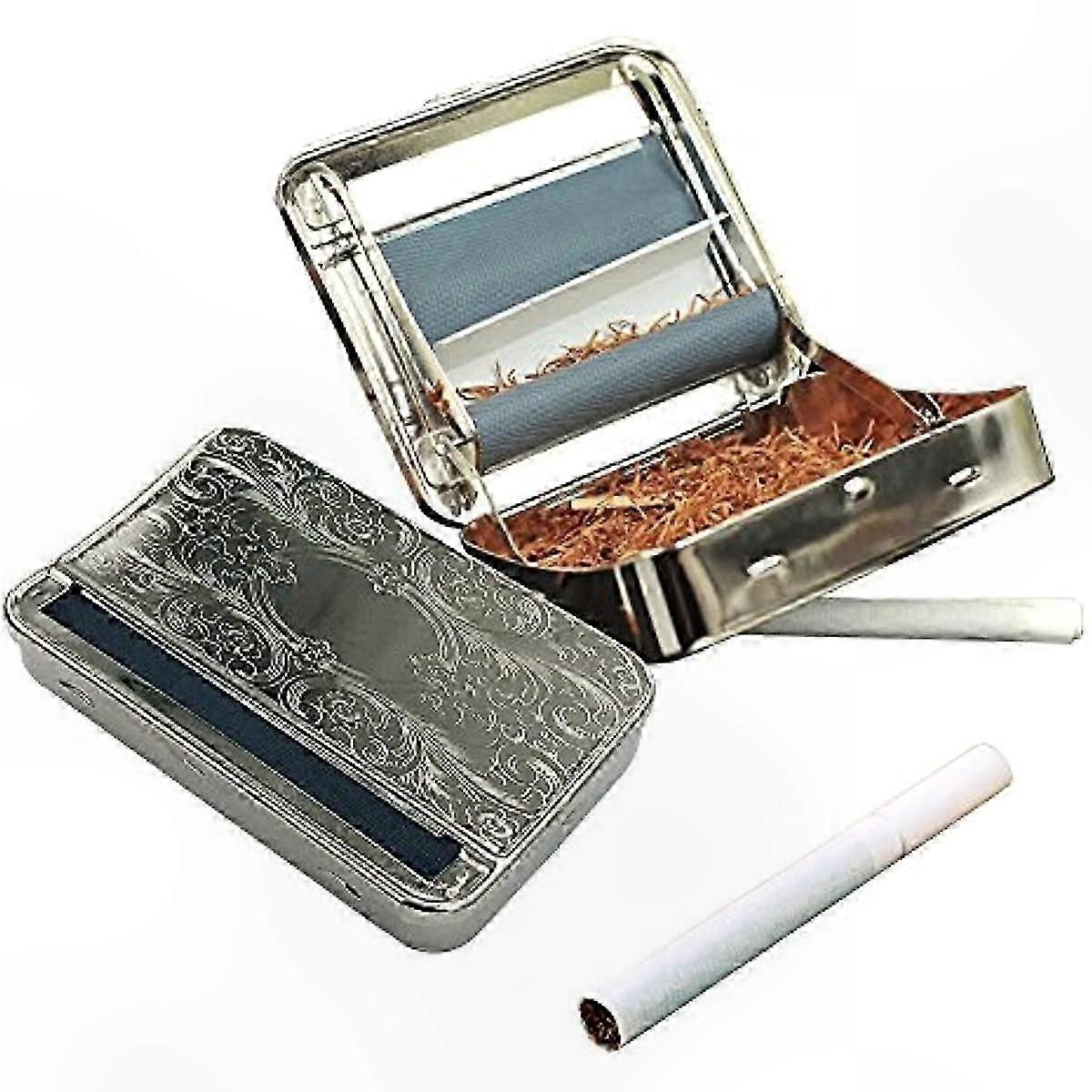 Automatic Cigarette Rolling Machine, 110mm Automatic Cigarette Roller with Portable Box Case