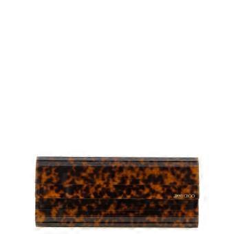 Jimmy Choo Beige Polyester Clutch Bag