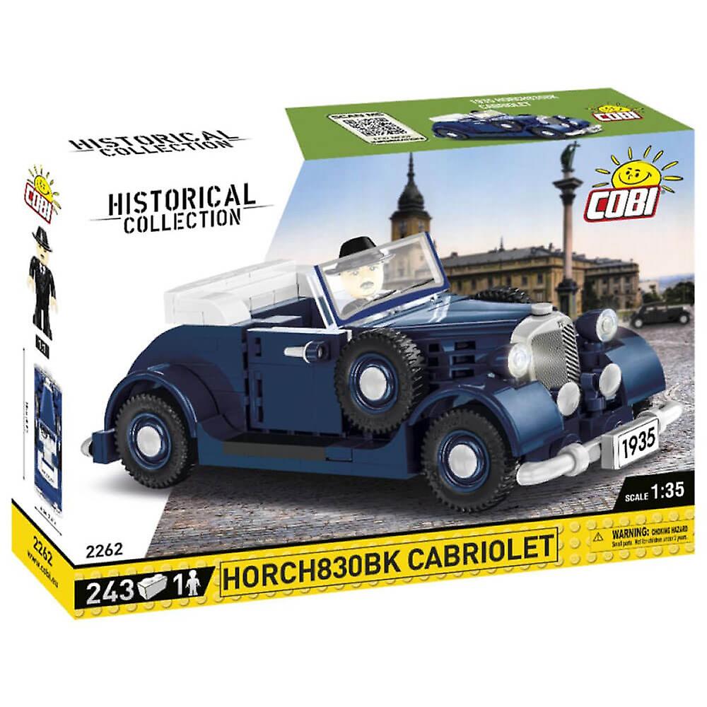 World War II 1935 Horch 830 Cabriolet High-quality Blocks with Prints (247pcs)