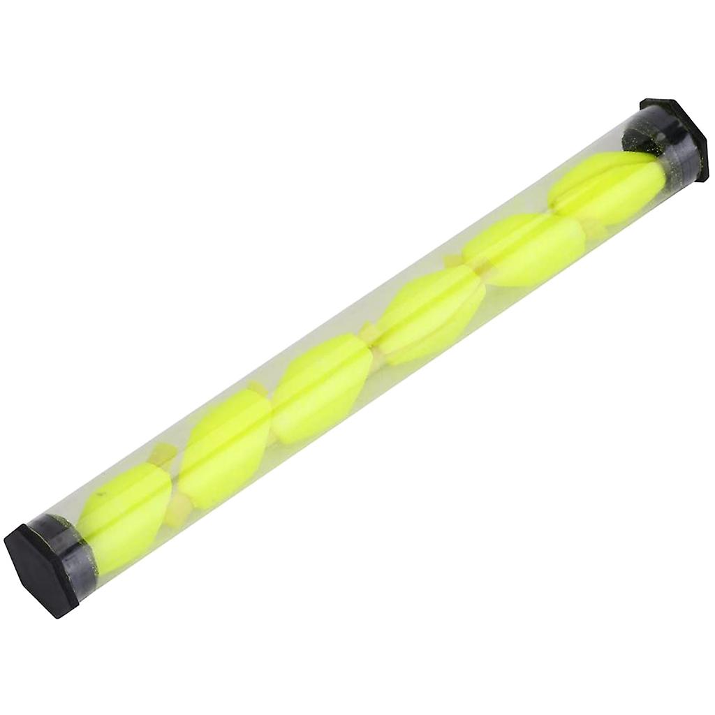 6pcs Mini Fishing Float Foam Strike Indicators with Plastic Tube Rope Float