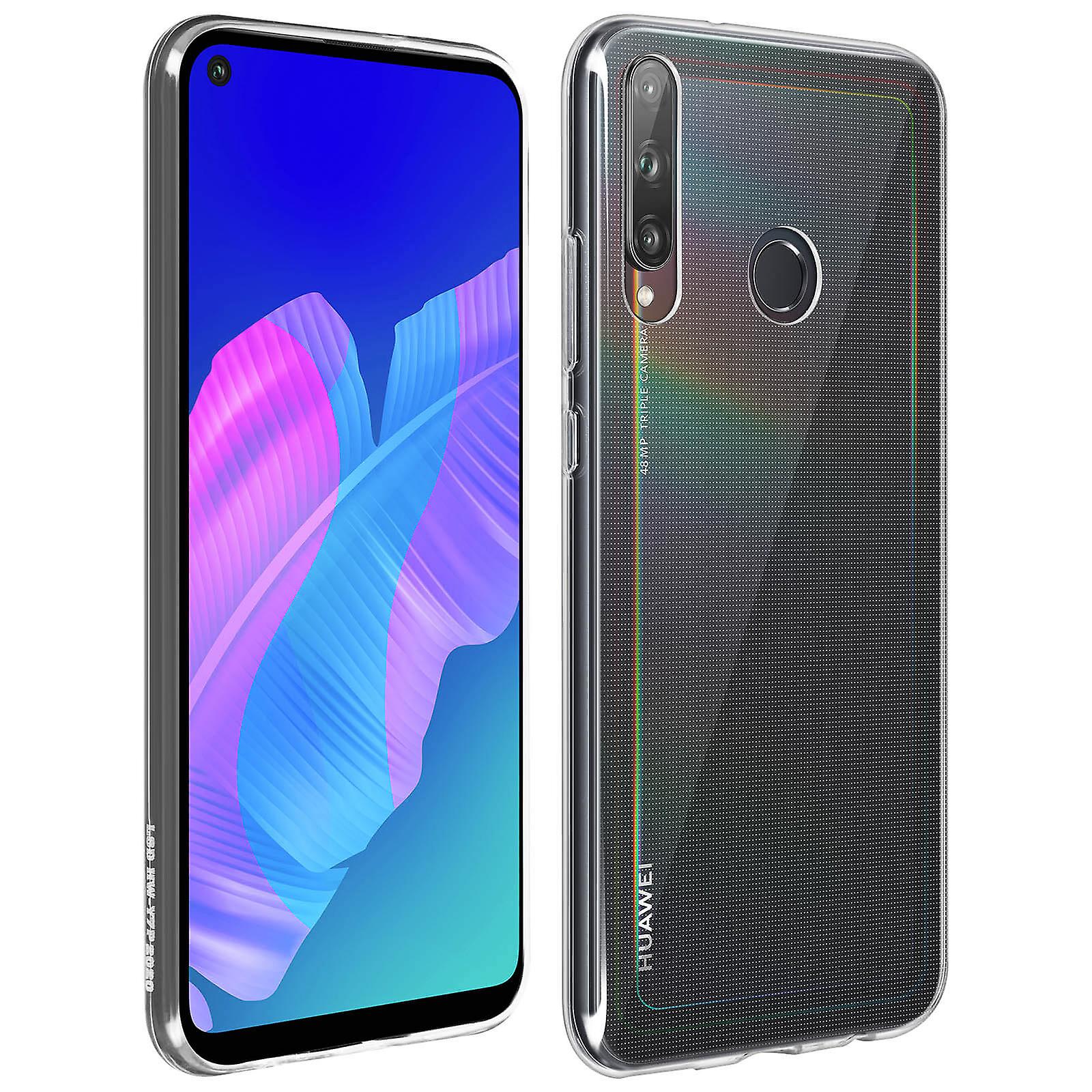 Capa protetora Huawei P40 Lite E em silicone ultrafino e leve - transparente