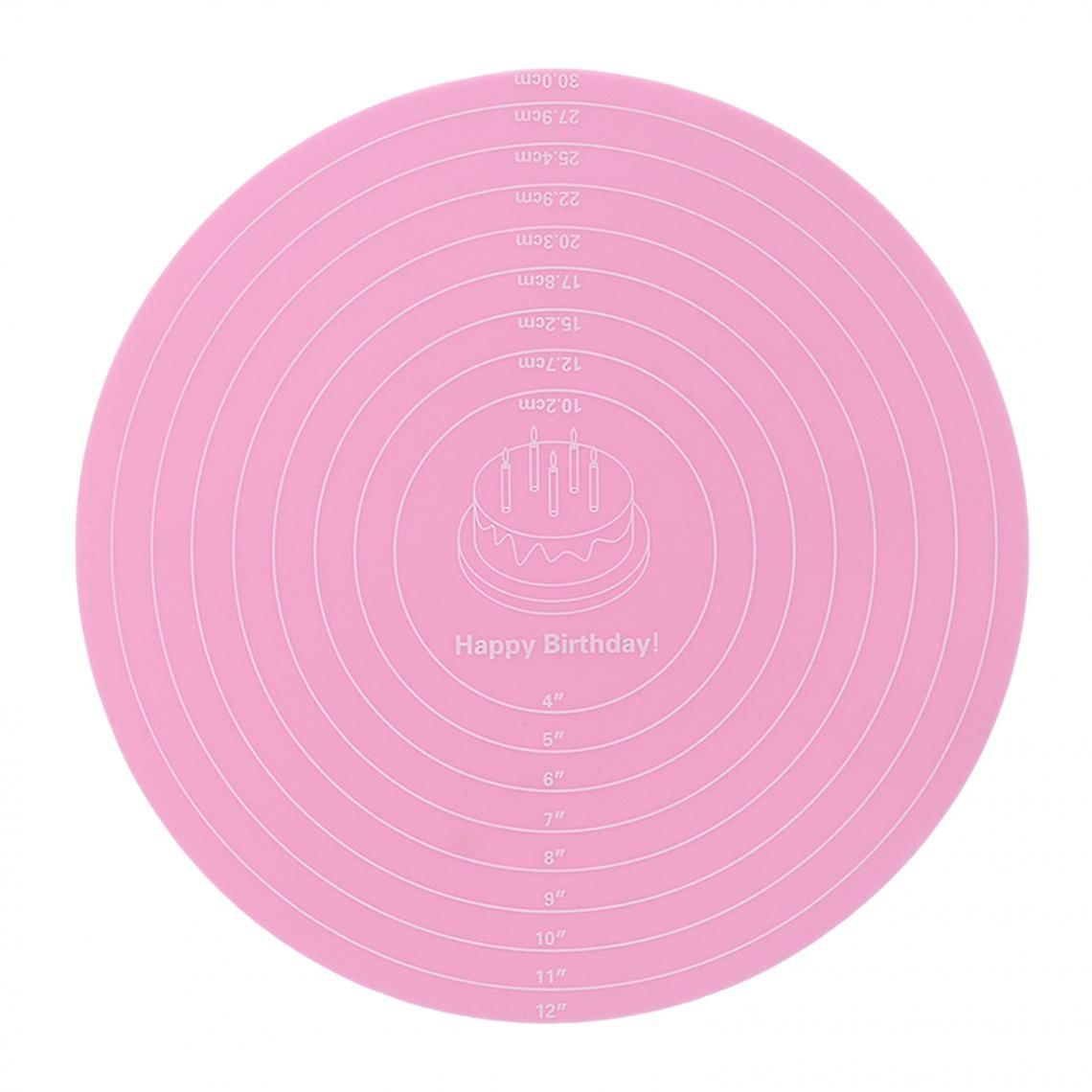 Multifunction Silicone Cooking Pad 30cm Pink