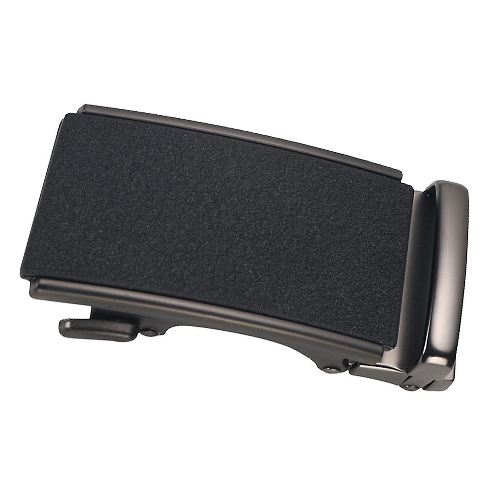 Mens Solid Automatic Buckle Ratchet Leather Metal Belt Buckle Replacement 01