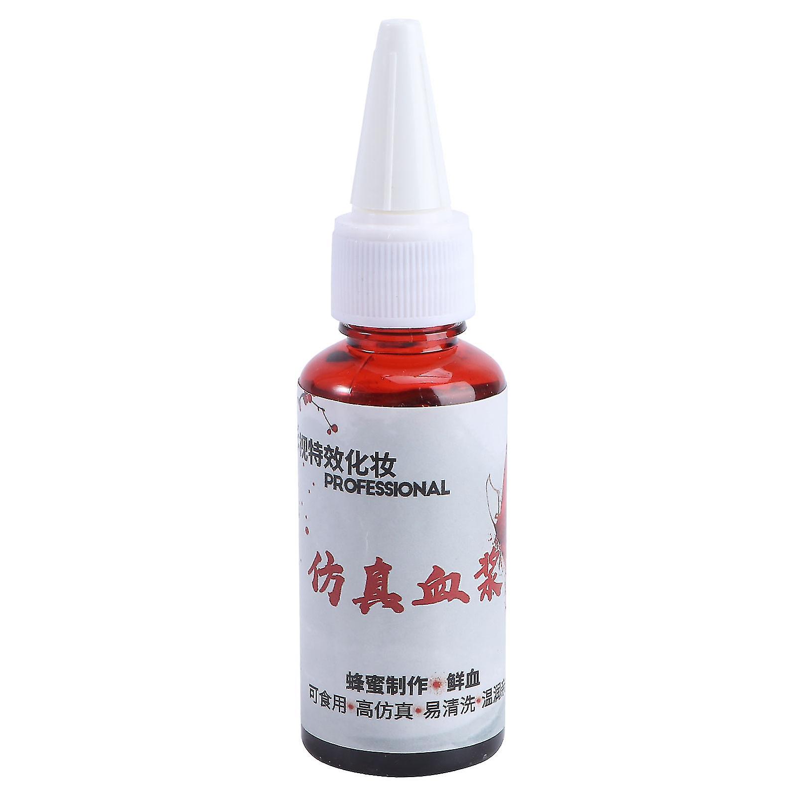 1 Bottle Artificial Plasm Portable Vampire Make Up Imitation Blood For Halloween