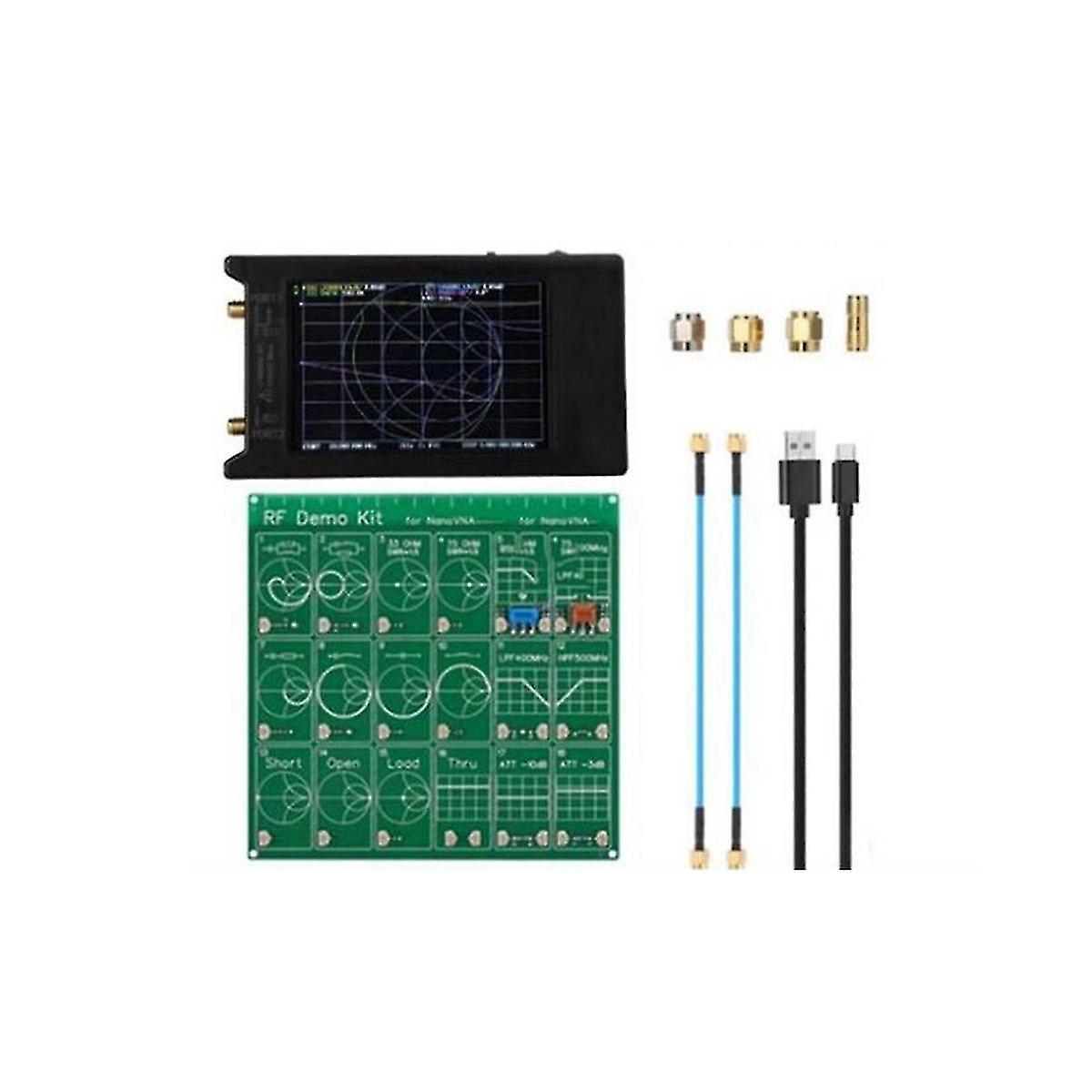 6g Vector Network Analyzer Nanovna 50k-6.3ghz Vna Network Splitter 4 Inch Screen