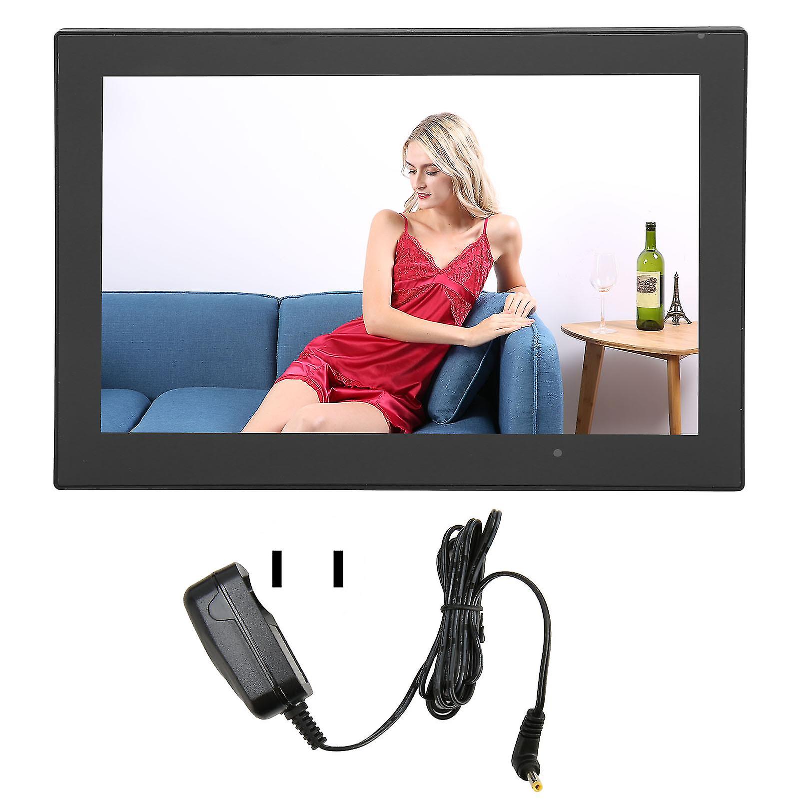 WiFi Digital Photo Frame: 10.1 Inch Touch Display, 16GB Memory, Auto Rotate, US Power Adapter