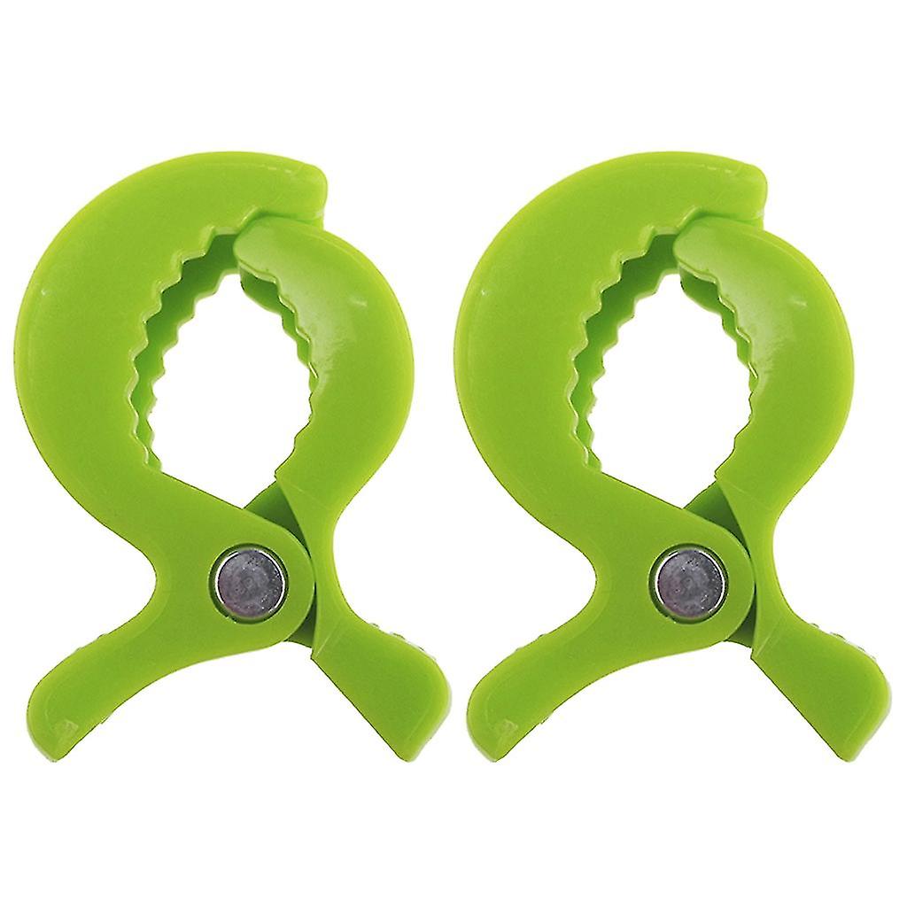 Baby barnevogn klip tæppe klemmer klapvogn pløkker Universal Buggy Clips Spænder 2stk