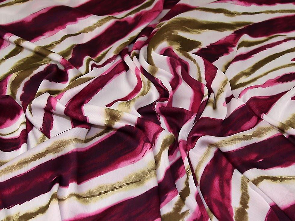 Minerva Crinkle Satin Fabric Pink - per metre