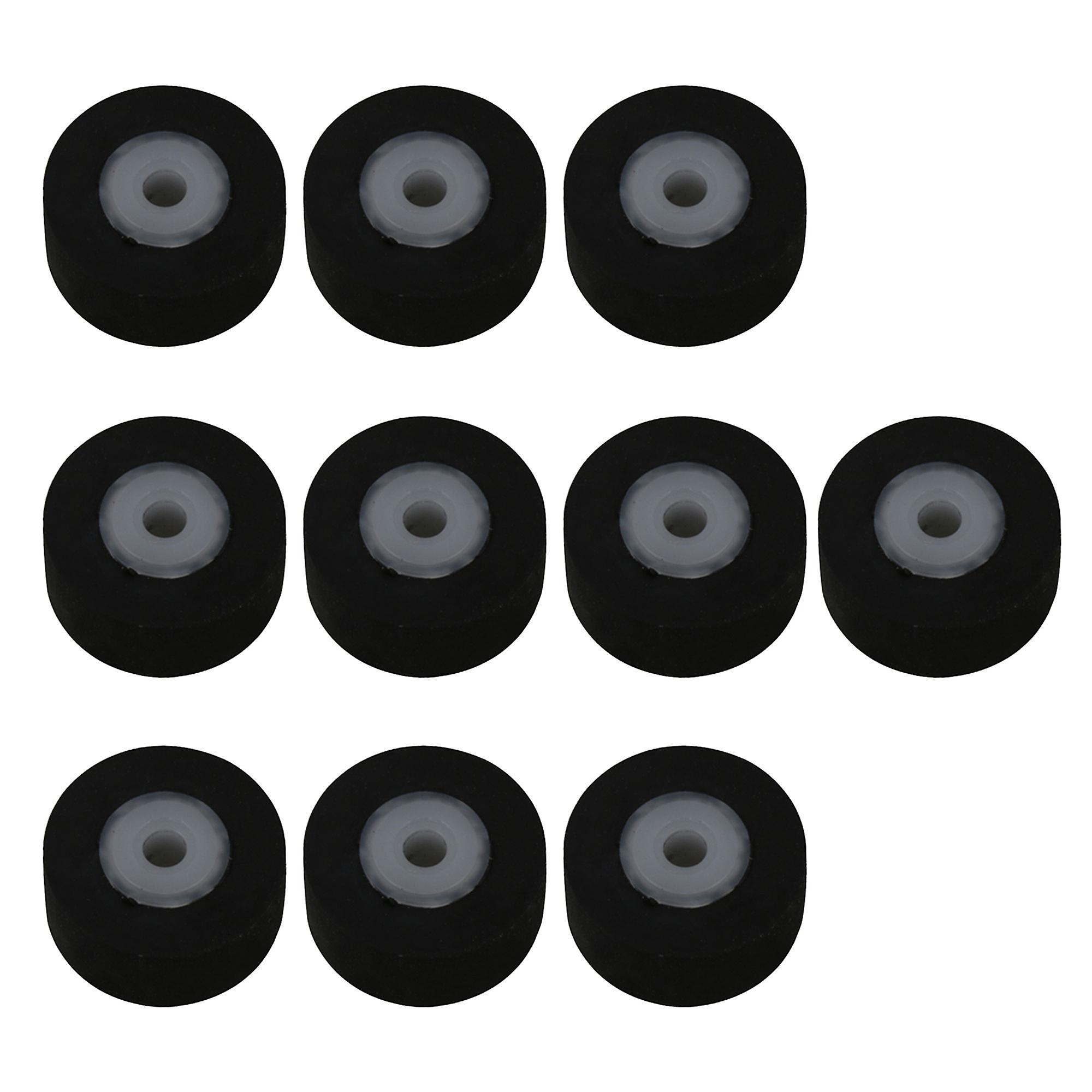 10x Audio Pressure Belt Pulley Wheel for Tape Recorder Black 11.5x5x2mm
