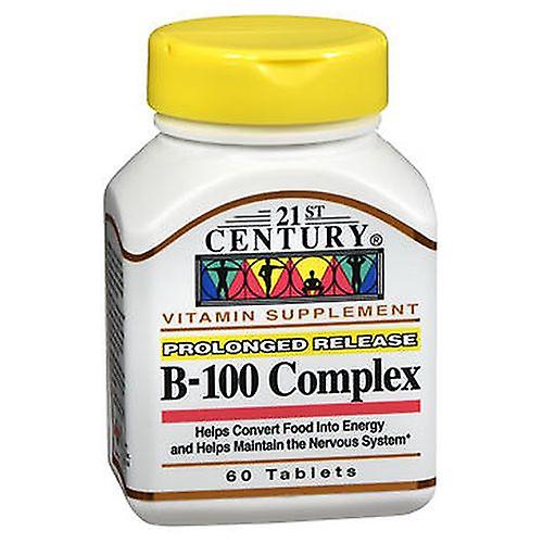21st Century B-100 Complex Extended Release, 60 Tabs (3er Pack)