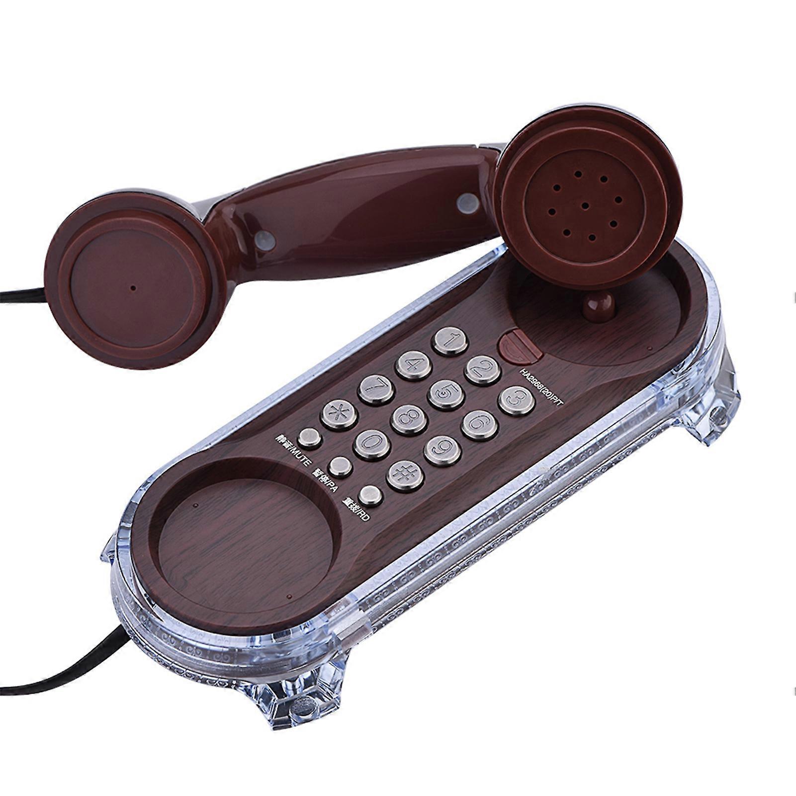 Flash Antique Wall Phone with Blue Backlight, 7.68x3.15in, 1PC