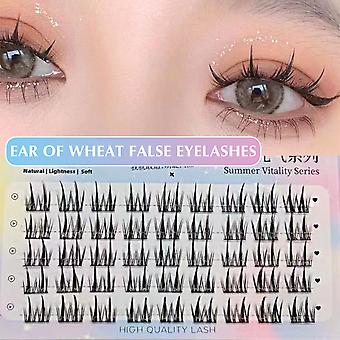 Diy Clusters Eyelash Extensions Reusable 3d Cosplay Eyelash Cluster Extensions For Women And Girls Cosmetic Supplies