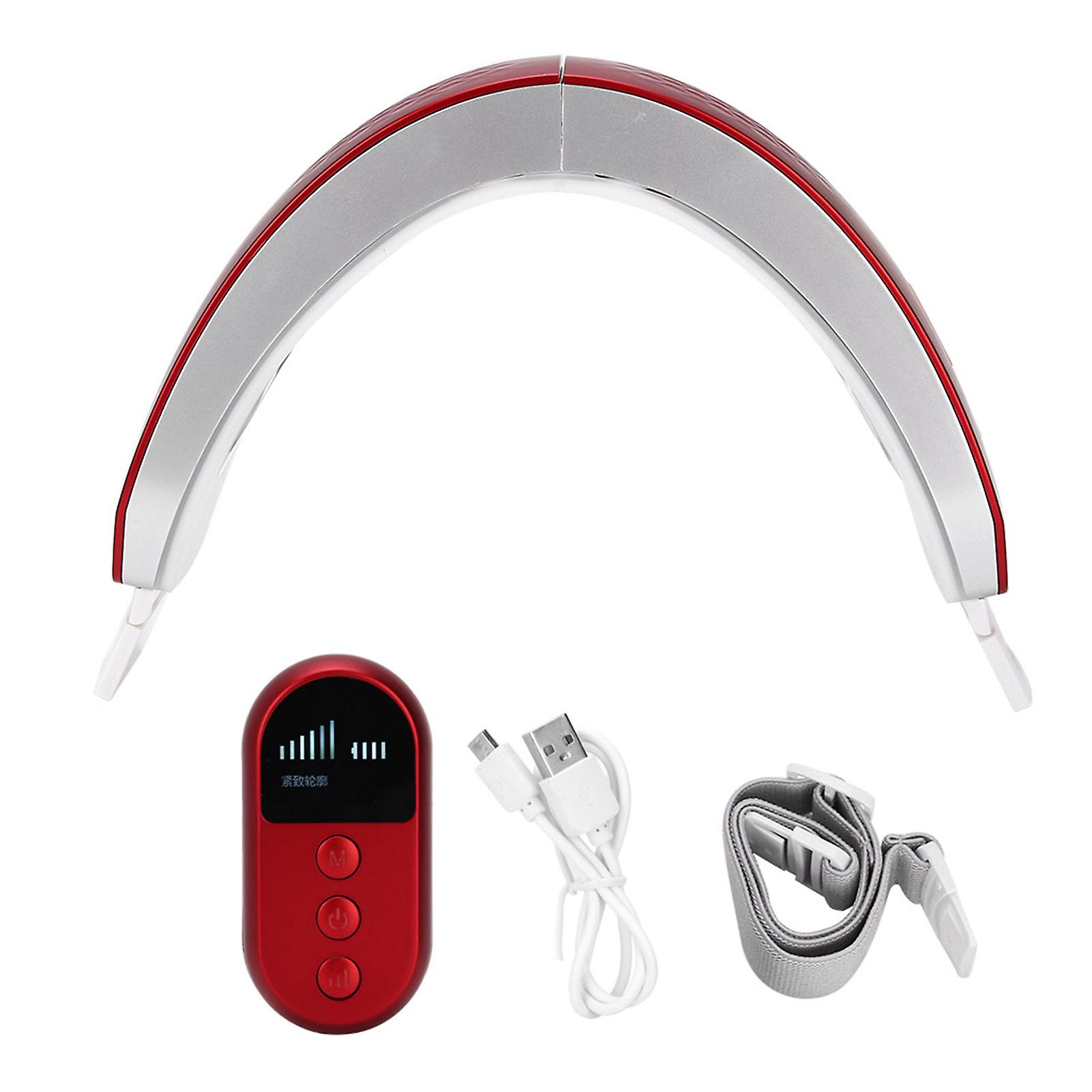 EMS Electric Vibration Photon Face Massager (Red)