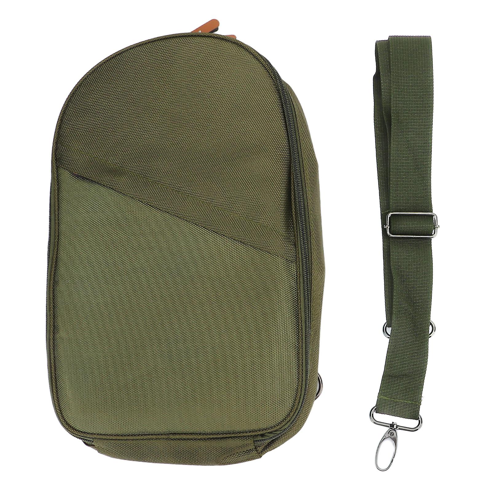 Adjustable Strap Camping Utensil Organizer - Compact, Durable Polyester for BBQ & Hiking - OD Green