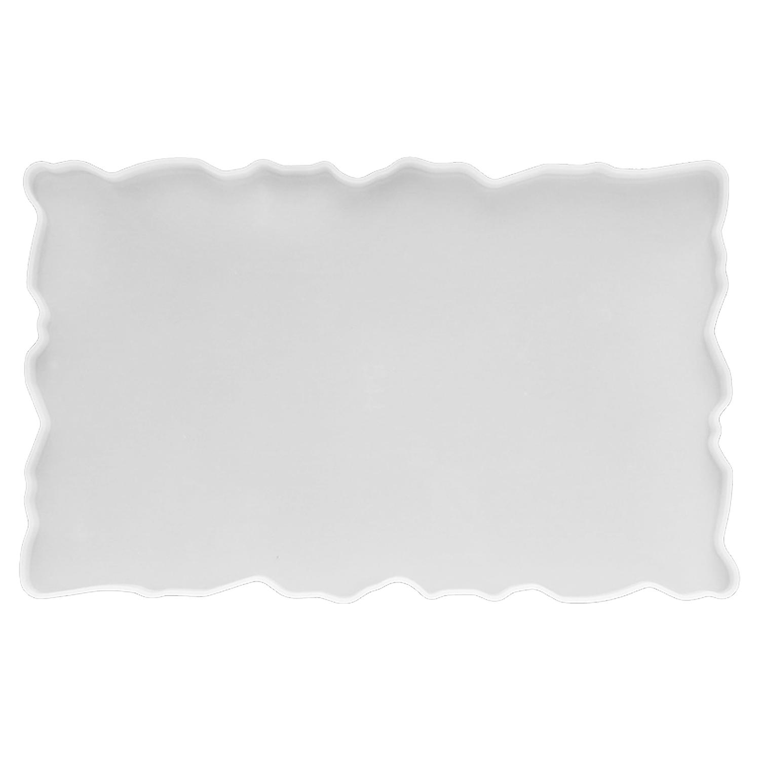 Serving Tray Mold DIY Smooth Surface Silicone Practical Object Resin Epoxy Mold for Craft Making