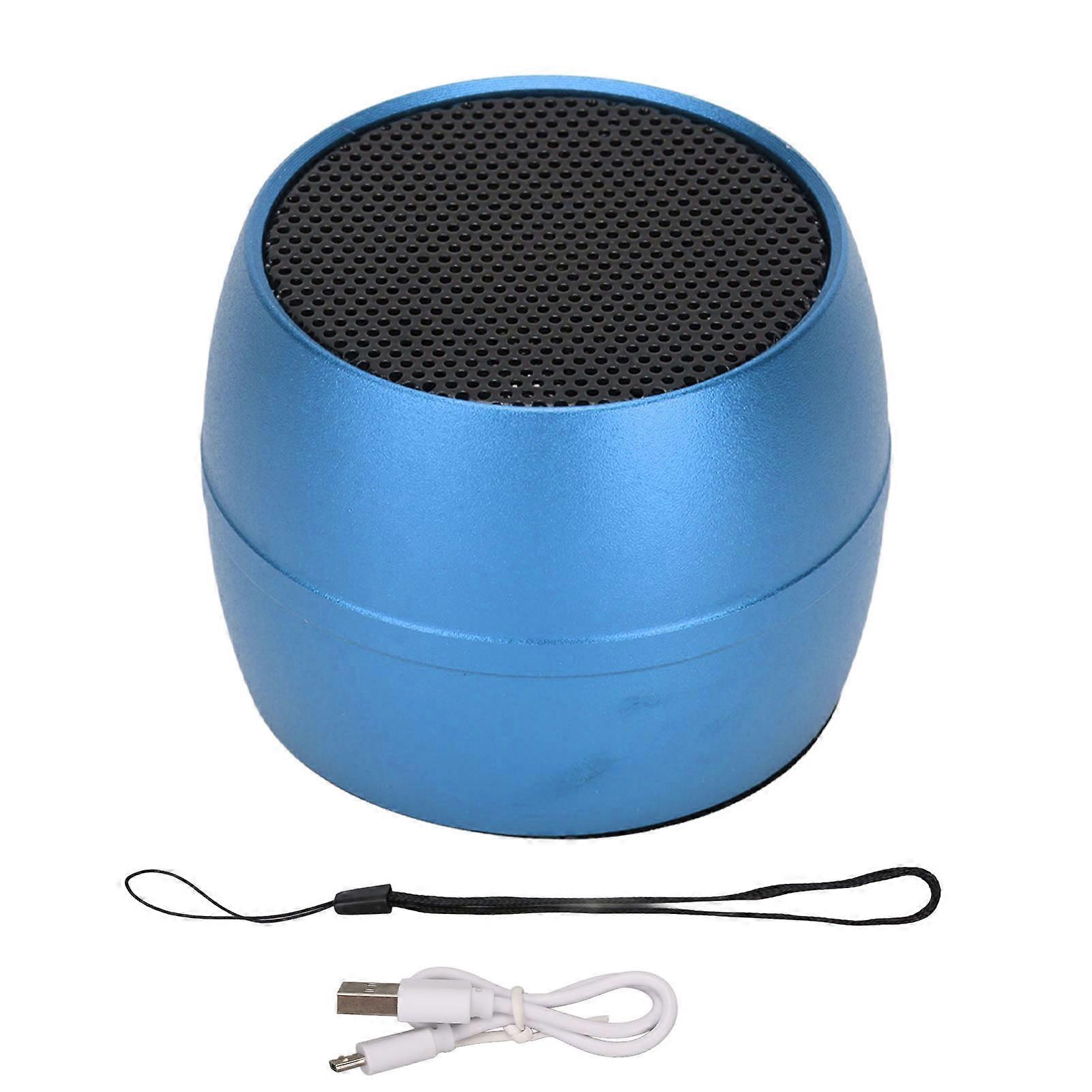 Mini enceinte Bluetooth étanche IP67, chargement USB, microphone intégré, portable, sans fil, pour salle de douche, voiture, bleu