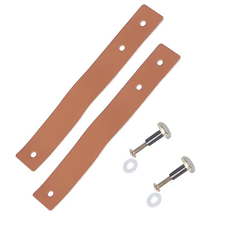 2pcs Leather Door Knobs