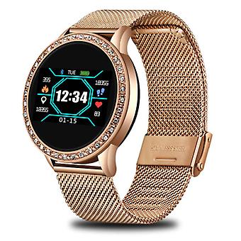 Lige Fashion Sports Smartwatch Fitness Sport Activity Tracker Smartphone Watch iOS Android - Gold
