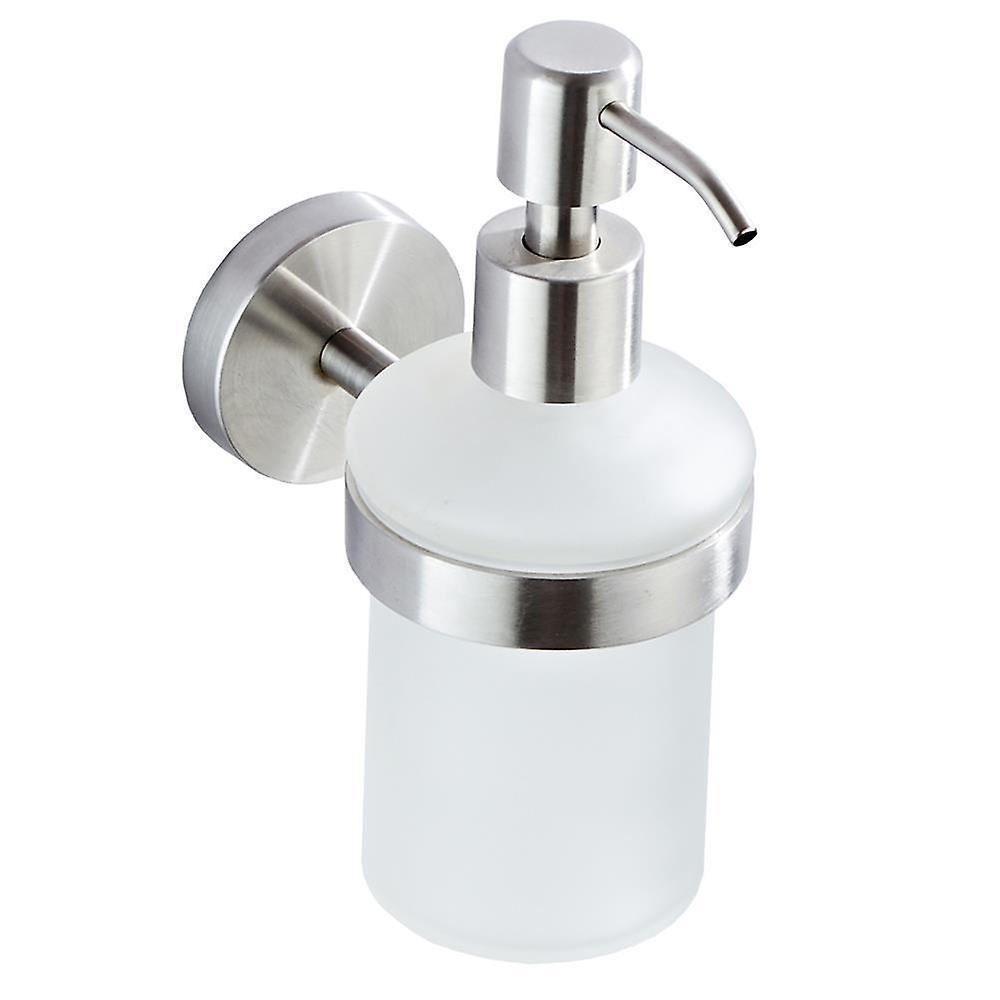 Chrome liquid soap dispenser