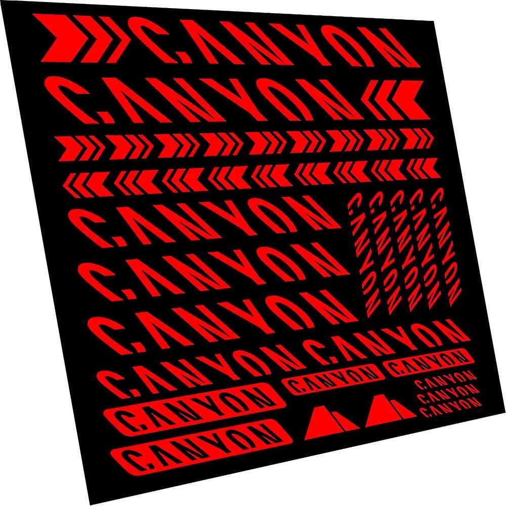 Kanyon Vinil Çıkartma Çıkartmaları ile uyumlu Bisiklet Çerçevesi Değiştirme Kiti Bmx ~ 4616 için Mtb Bisiklet Çıkartmaları