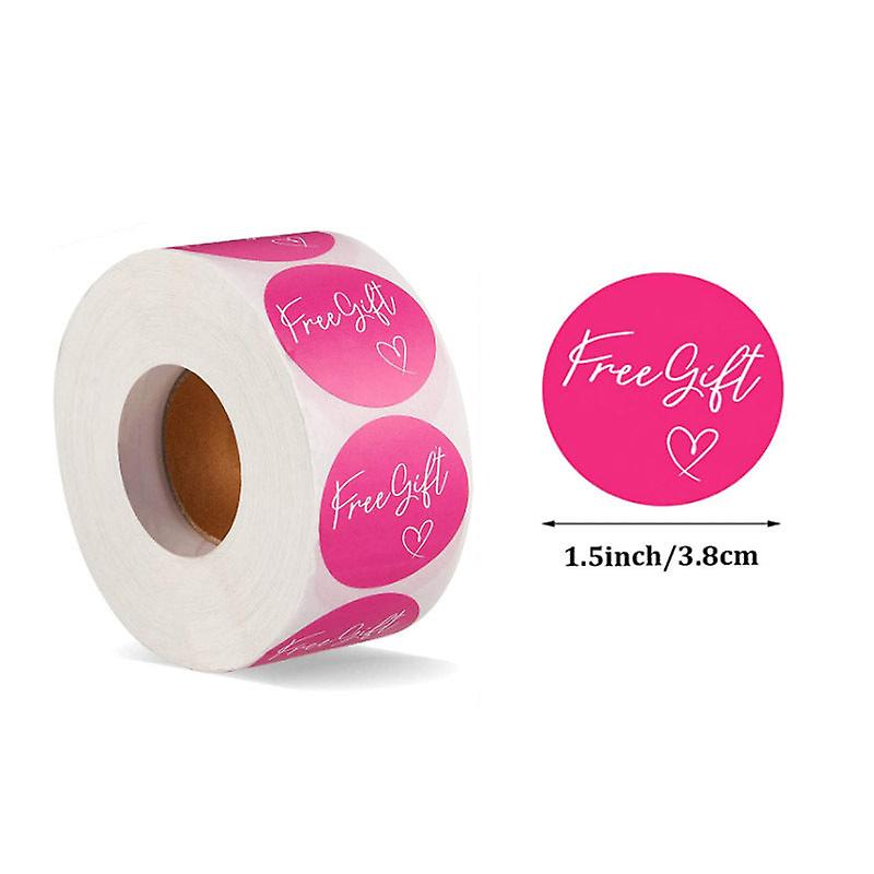 2X500pcs Christmas Xmas Free Gift Just For You Supermarket Display Gifts Label Sticker