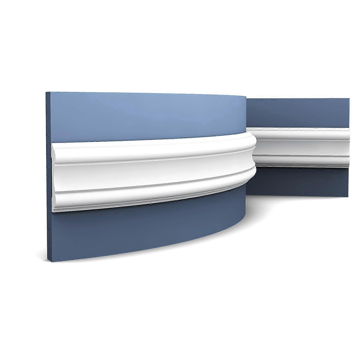 Orac Decor 1 x Flexible moulding P8040F LUXXUS white Purotouch® pre-primed lightweight, sturdy, dimensionally stable