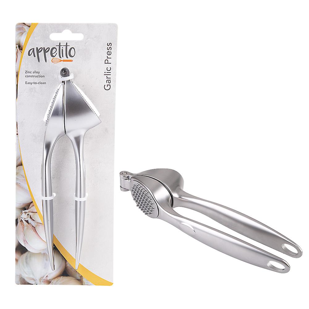 Appetito Stainless Steel Dishwasher Safe User-friendly Easy Clean Garlic Press