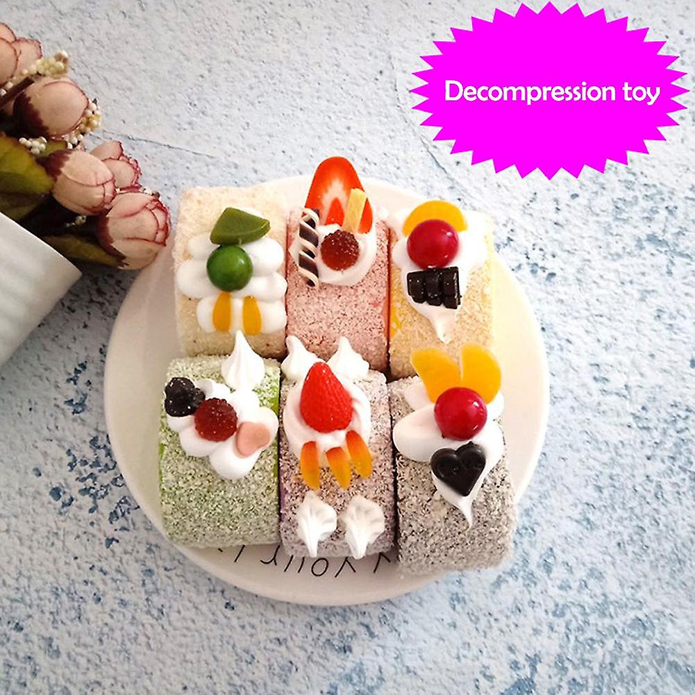 Artificial Desserts Fake Cakes Realistic Cake Models Decompression toy