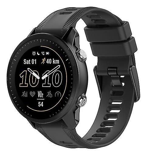 For Garmin Fenix 5 22mm Solid Color Silicone Watch Band