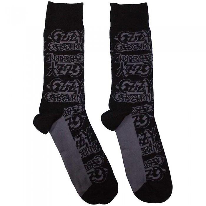 Ozzy Osbourne Unisex Adult Repeat Logo Socks
