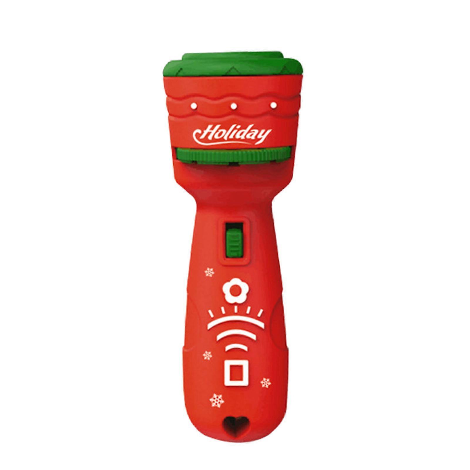 Christmas Flashlight Projector Lamp Toy Gift, Realistic 24 Patterns Bedtime Cognition Fun Torch