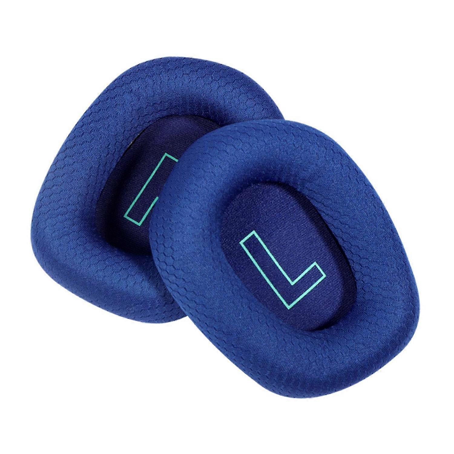 High Elasticity Breathable Mesh Ear Pads Earcaps Headset Replacement Earmuffs for Logitech G733 Head
